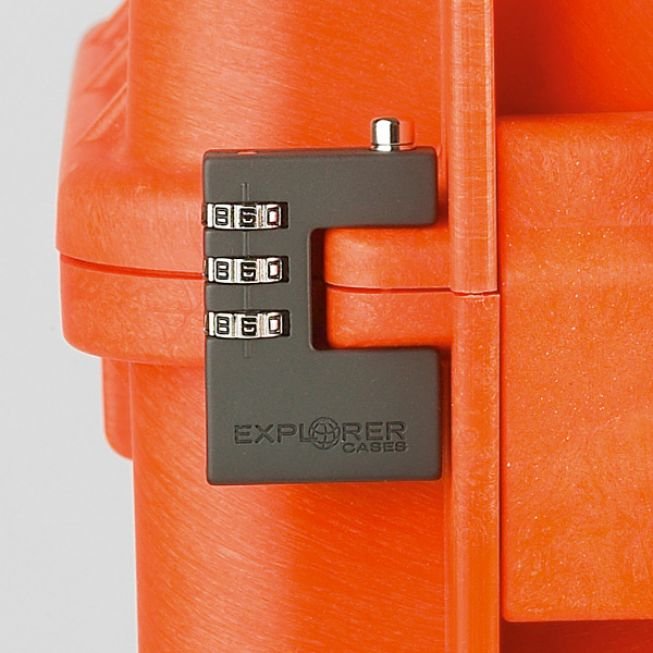 3818O Valise étanche Explorer Case 3818, orange, avec mousse